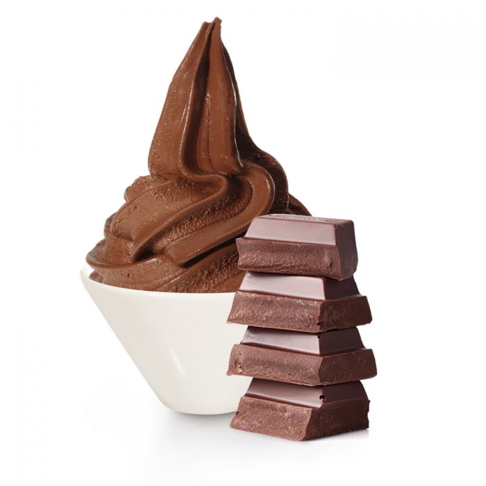 PreGel - Chocolate Ready To Use (12 x 1kg Case) - Premium Soft Serve and Gelato Chocolate Mix