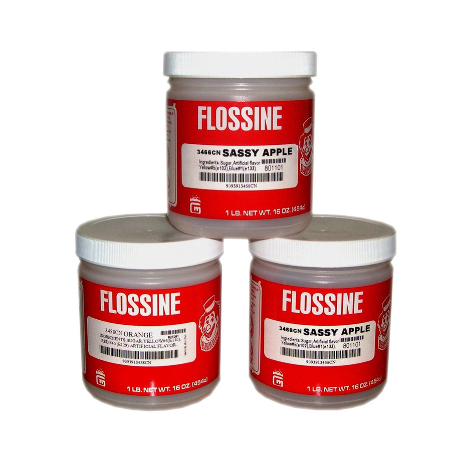 Lime Flossine®| COTTON CANDY SUPPLIES CANADA | 12 X 1 LBS PER CASE