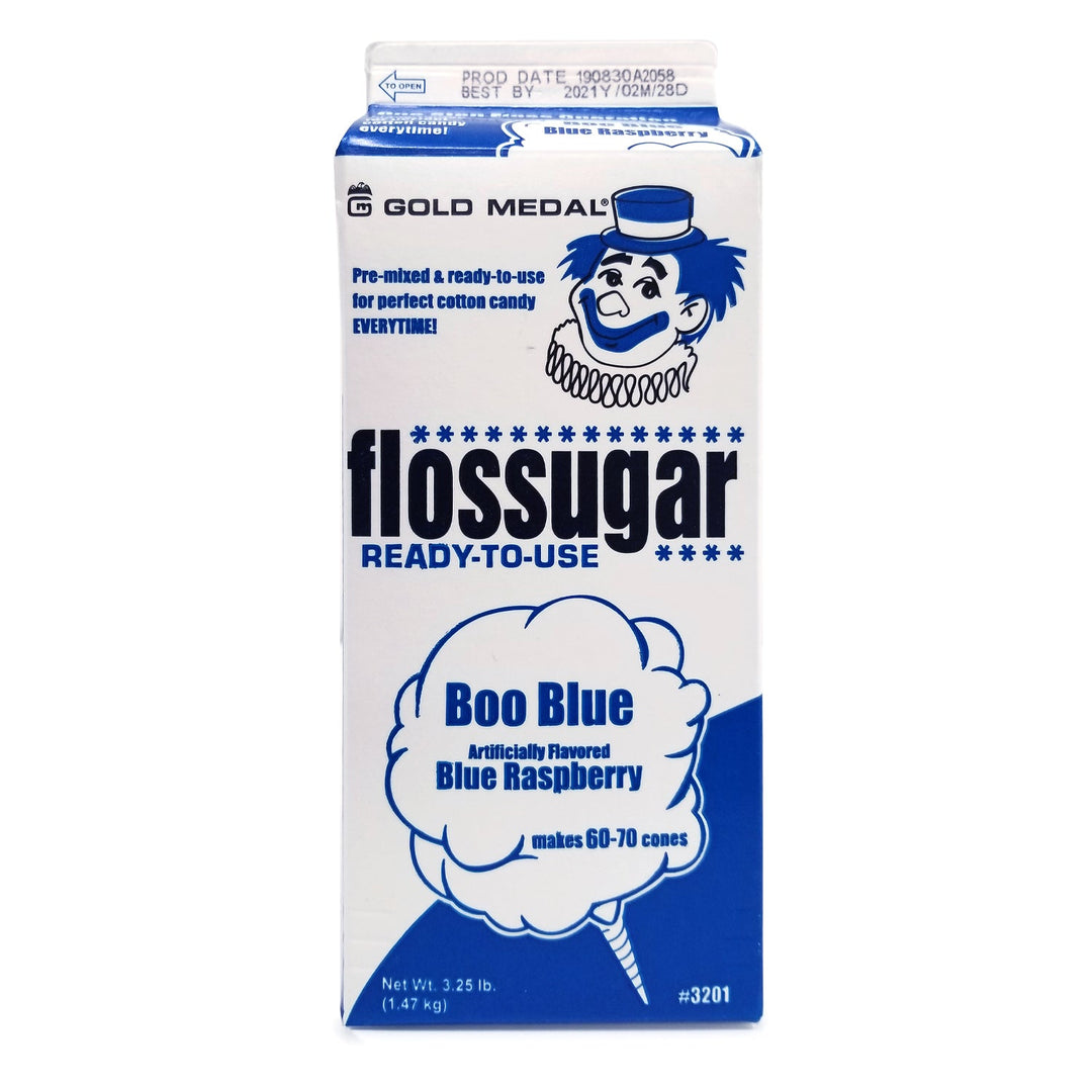 Distributor of Boo Blue/Silly Nilly Cotton Candy Flossugar Combo Pack  | Cotton Candy Supplies Canada | 6 x 3.25lbs per case