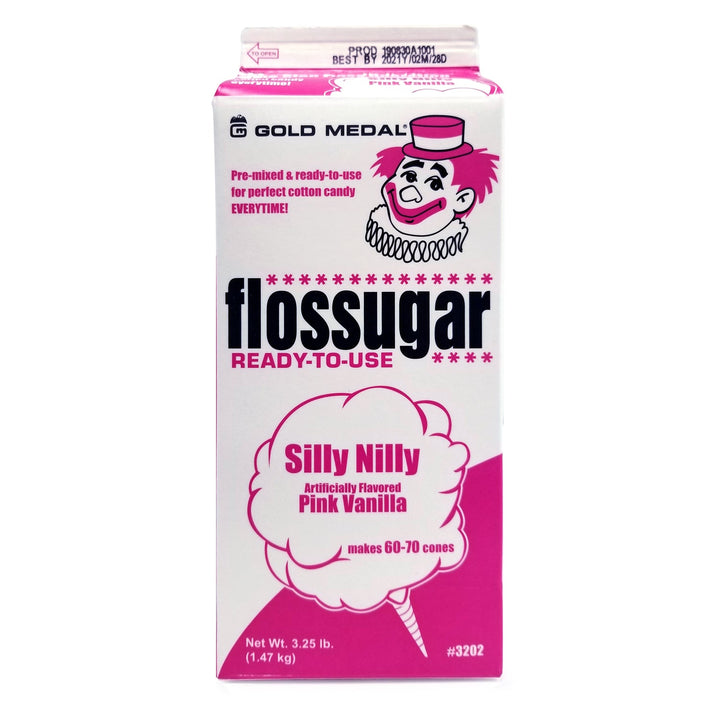 Silly Nilly Boo Blue/Silly Nilly Cotton Candy Flossugar Combo Pack  | Cotton Candy Supplies Canada | 6 x 3.25lbs per case