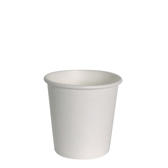 4 oz White Hot Drinks Paper Cups (1000 cups)