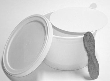 Ice Cream Containers - Single Serve Cups with Tab, Lids and Spoons Combo, 1000 Cups, Lids, Tab and Wooden spoons each per case