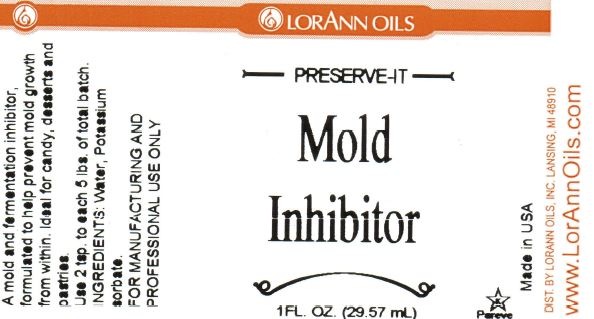Preserve-it Mold Inhibitor - Bakery Specialty Ingredients - 16 oz. Bottle