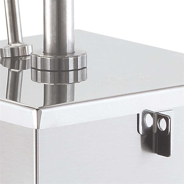 Stainless Steel #10 Can Pump in Lockable Stand