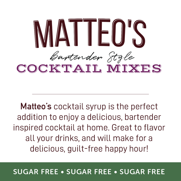 Details of Sugar Free Cocktail Mixes - Mojito