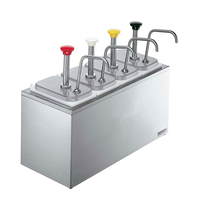 Cold Station | (4) Jars & Stainless Steel Pumps