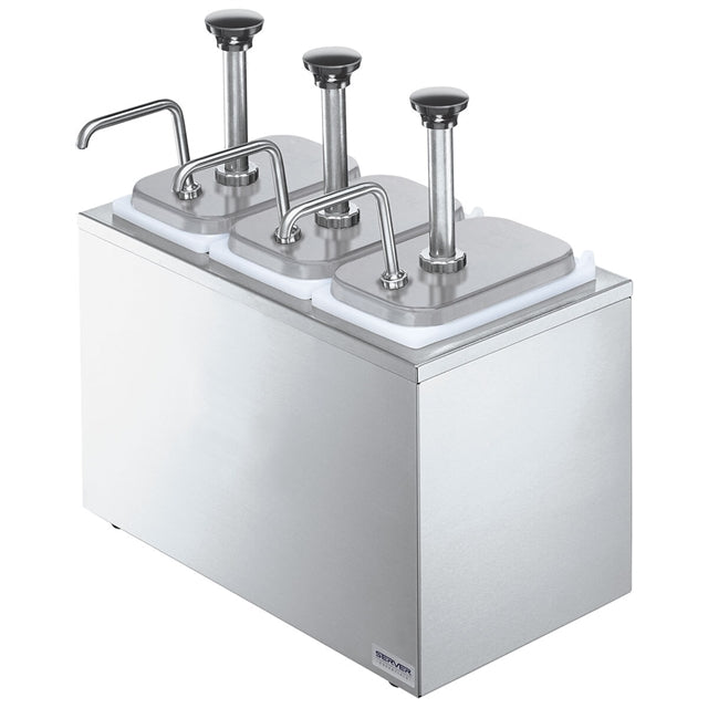 Cold Station | (3) Jars & Stainless Steel Pumps