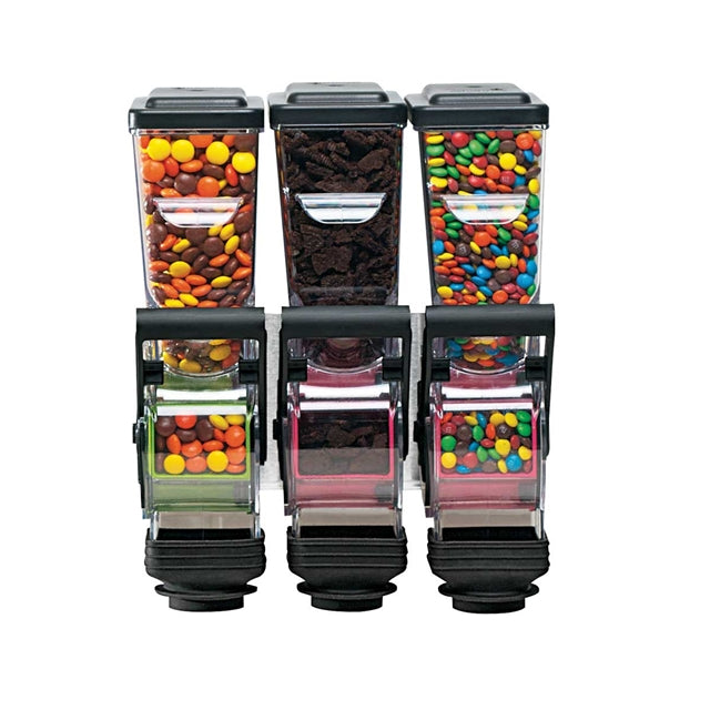 SlimLine Dry Food & Candy Dispenser | Triple 1.4 L