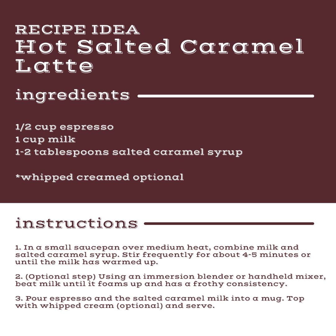 Recipe idea of Sugar Free Coffee Syrup, Salted Caramel