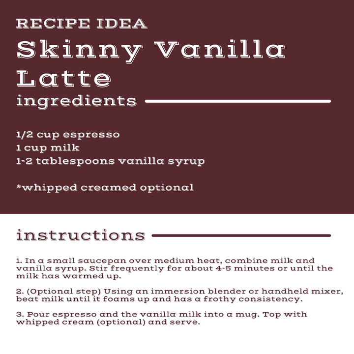 Recipe idea of Sugar Free Coffee Syrup, Vanilla