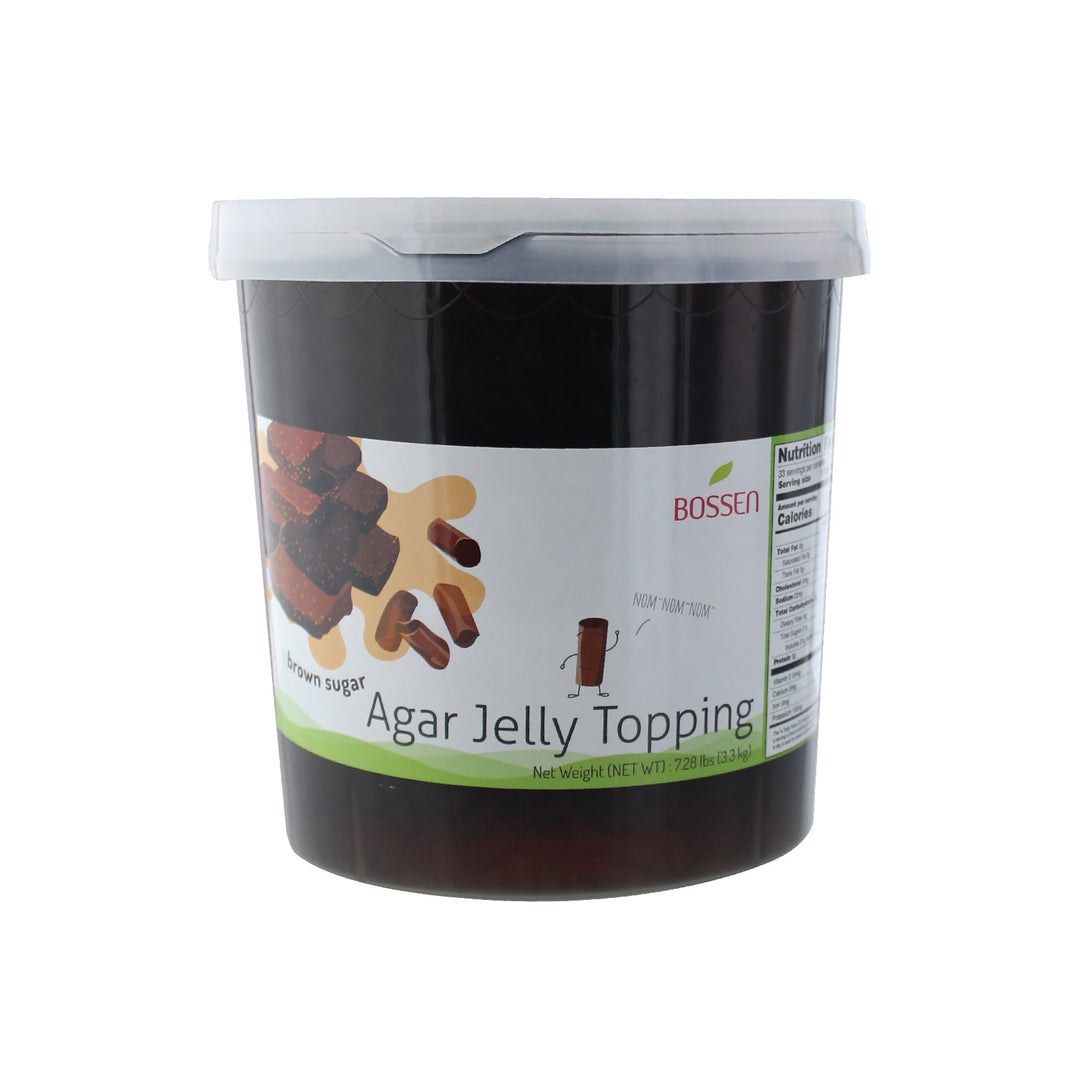 Brown Sugar Agar Jelly | Bubble Tea Topping | Ice Cream Topping | Bossen Canada
