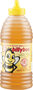 Billy Bee - Pure Natural Honey - Liquid White - Foodservice -  12 x 1 KG Squeeze Bottles