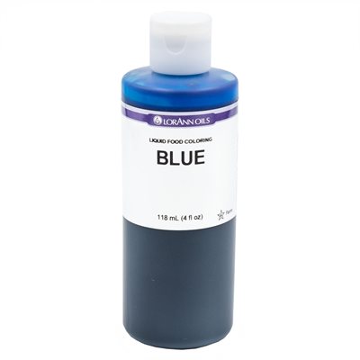 Blue Liquid Food Colour - Liquid Food Coloruing - 4 oz