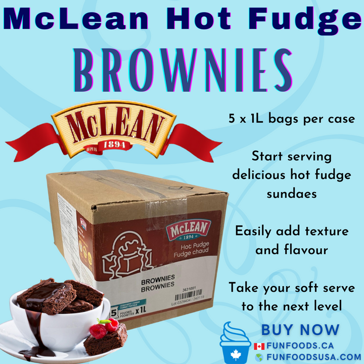 Brownies au Fudge Chaud - 5X1L/CS - par McLean Canada