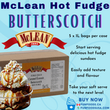 Butterscotch Hot Fudge - 5X1L/CS - by McLean Canada