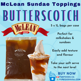Butterscotch Sundae Topping - 5X1L/CS - by McLean Canada