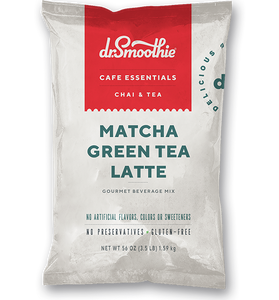 Matcha Green Tea Latte - Dr. Smoothie / Cafe Essentials - 5 sacs de 3,5 lb par caisse