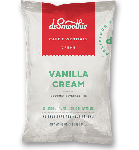 Vanilla Cream - Dr. Smoothie / Cafe Essentials - 5 x 3.5 lb Bags per Case