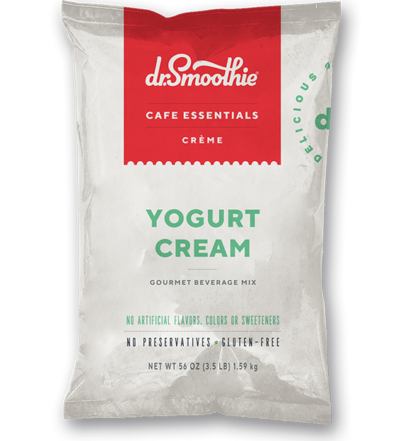 Yogurt Cream - Dr. Smoothie / Cafe Essentials - 5 x 3.5 lb Bags per Case