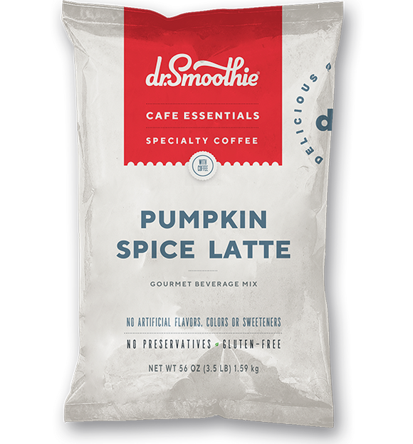 Pumpkin Spice Latte - Dr. Smoothie / Cafe Essentials - 5 x 3.5 lb Bags per Case