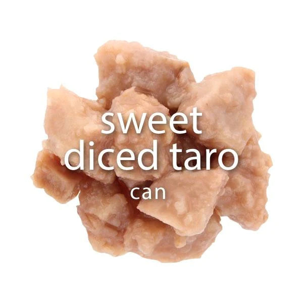 Canned Sweet Diced Taro - 7 Lbs. Can - Canadian Bubble Tea Supplier and Distributor