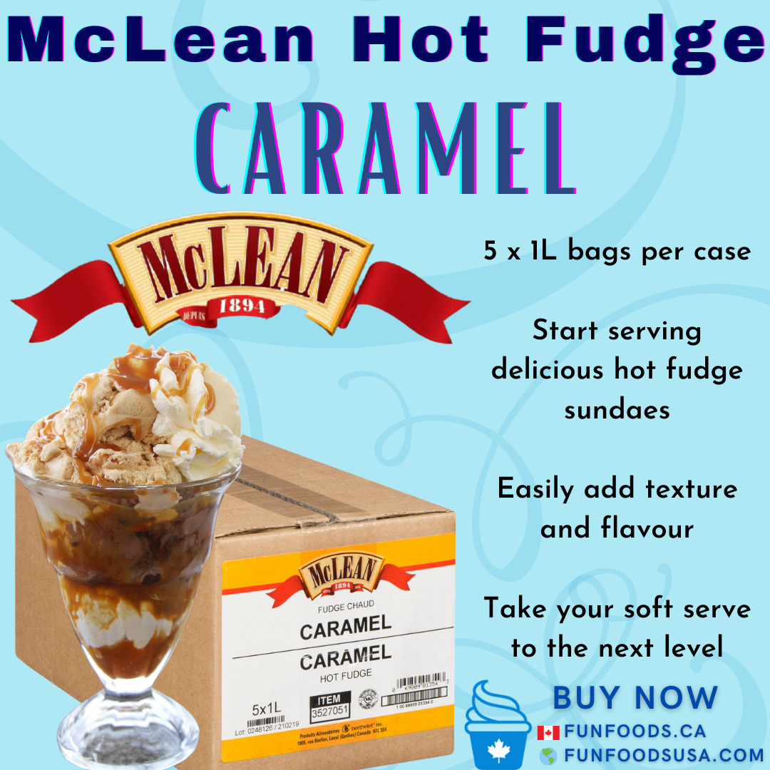 Fudge chaud au caramel - 5X1L/CS - par McLean Canada