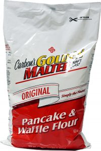 Carbon's Original Waffle and Pancake Mix - Golden Malted Brand - Case (8 x 3.75 lbs) - Canada