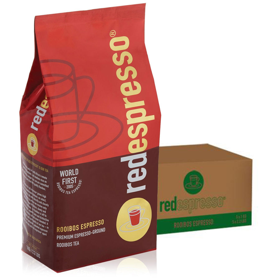 Original Ground red espresso® - Rooibos espresso tea - 5 x 1KG Per Case