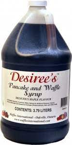 Desiree's Pancake and Waffle Syrup - Classic Maple Syrup - 4 x 3.7L-Case