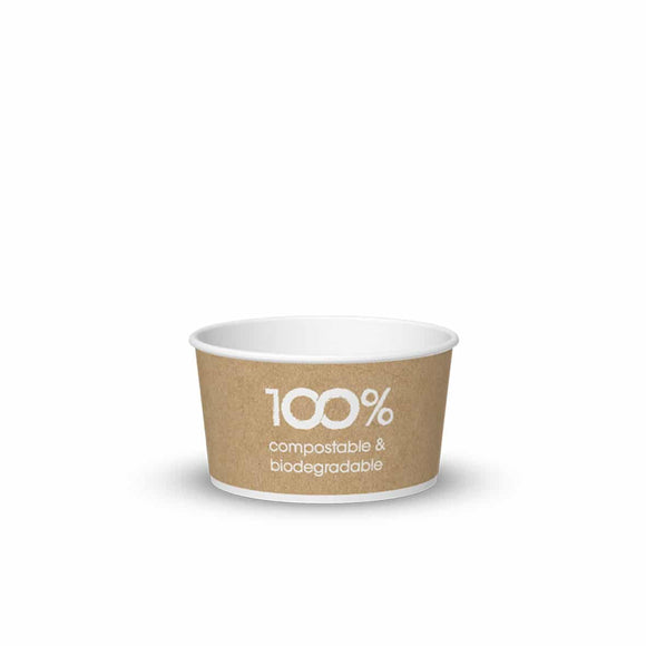 Polo Plast – Compostable Paper Cup – “Havana” – 90cc (approx. 3 ounces) - 2280 units per case