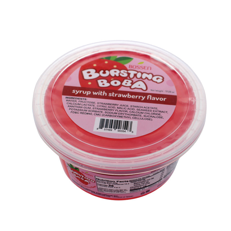 Strawberry Bursting Boba® Mini | NEW | 490g X 24 per Case