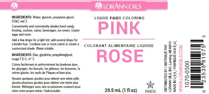 Colorant alimentaire liquide rose - Colorant alimentaire liquide - 4 oz, 1 gallon