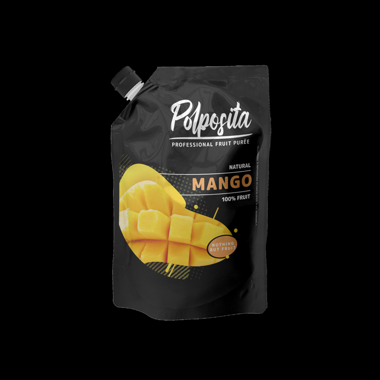 Mango - Professional Fruit Puree - 100% Natural Fruit - 6 x 500 grams packs per case