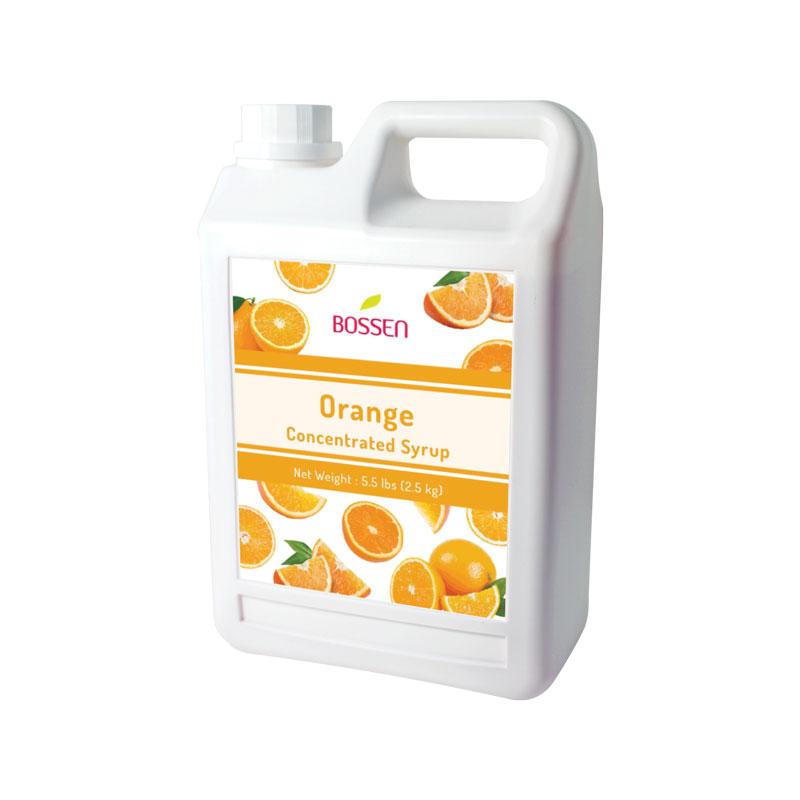 Bossen Orange Fruit Syrup - 2.5kg Jar (5.5lb)