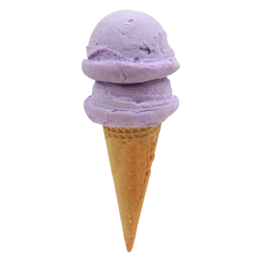 Passion Fruit Ice Cream on Sugar Cone-Double Scoop