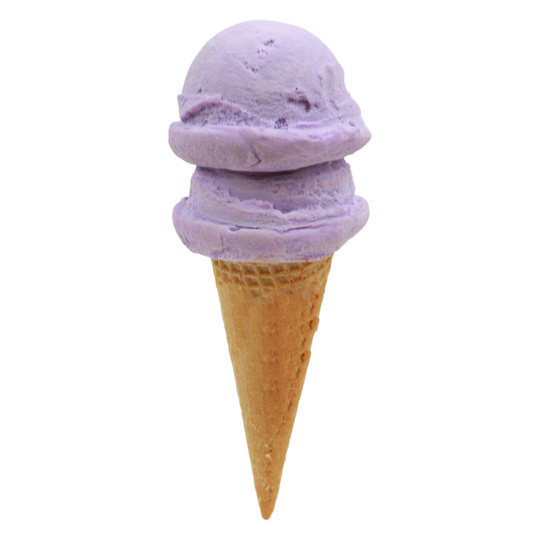 Passion Fruit Ice Cream on Sugar Cone-Double Scoop - Fake Food Products For  Display and Décor