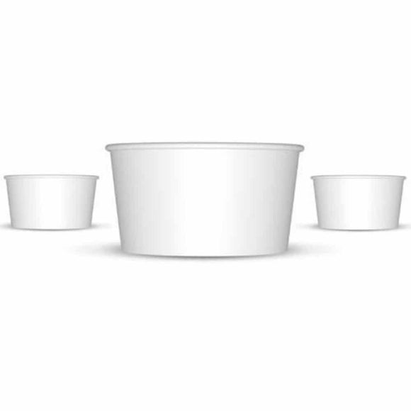 White Paper Cups – Small (3.5oz) - 1800 units per case