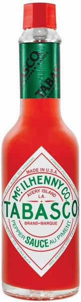 Red Pepper Sauce- Hot Sauce - Tabasco - 24 x 57ml/Case - Ships