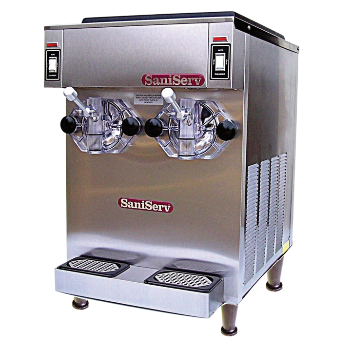 SaniServ 791 - 14 Qts - Twin Flavour Counter Top Frozen Beverage Machine - 10 Gallons Hour (per side)