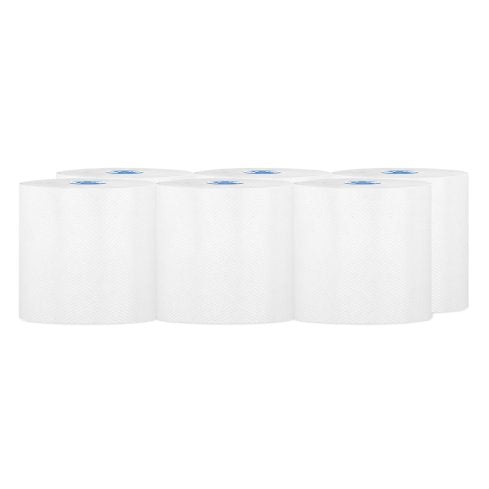 Roll Paper Towels - White - Cascades - 6 x 7.5 in x 775 ft/Case