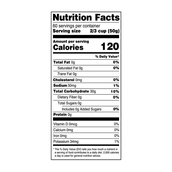 Nutritional Information for Tapioca Pearls Canada
