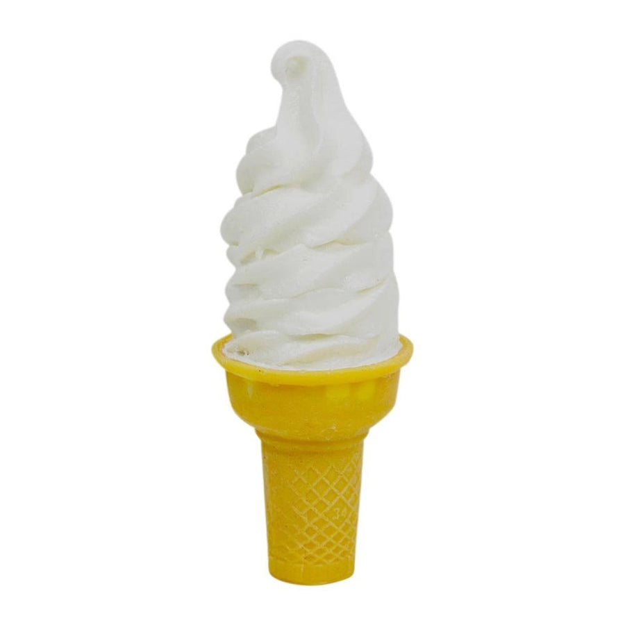 Tall Vanilla Swirl Ice Cream Cone - Fake Food Products For Display and Décor
