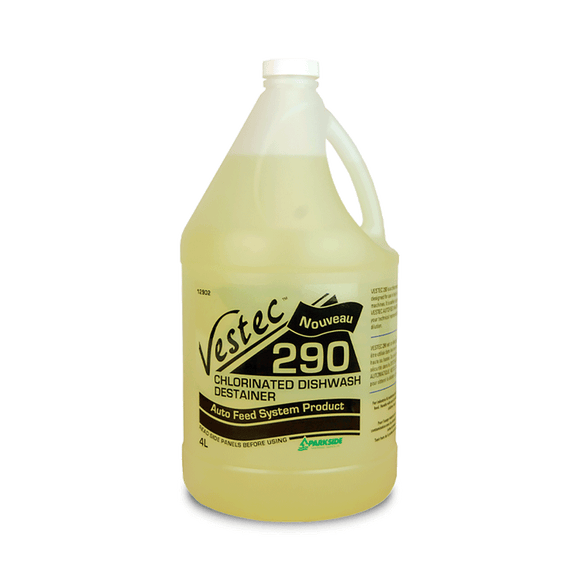 Vestec 290 Chlorinated Warewash Sanitizer Destainer Canada