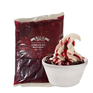 Garniture pour sundae aux cerises sauvages - 5X1L/CS - par McLean Canada