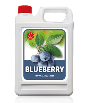Blueberry Fruit Puree Syrup for Bubble Tea, Smoothies, Cocktails 5KG (11 Lbs) Jar