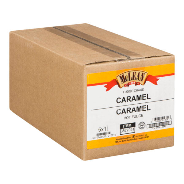 Fudge chaud au caramel - 5X1L/CS - par McLean Canada