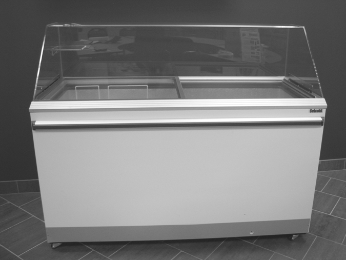 Celcold CF59SG - 60" Ice Cream Dipping Cabinets - 10 Tubs