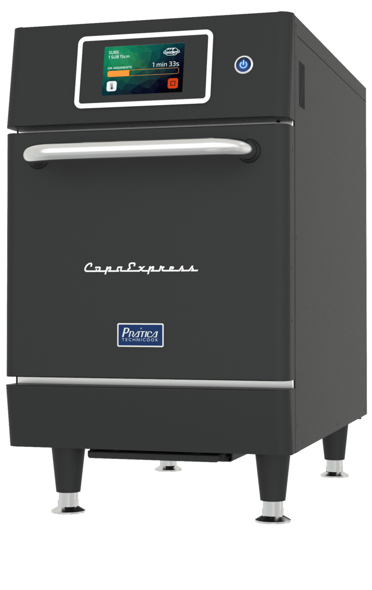 Celcook Copa Express - High Speed Oven with Convection, Impingement, Microwave & Radiant - 7" x 13" x 11" Cavity (HWD)