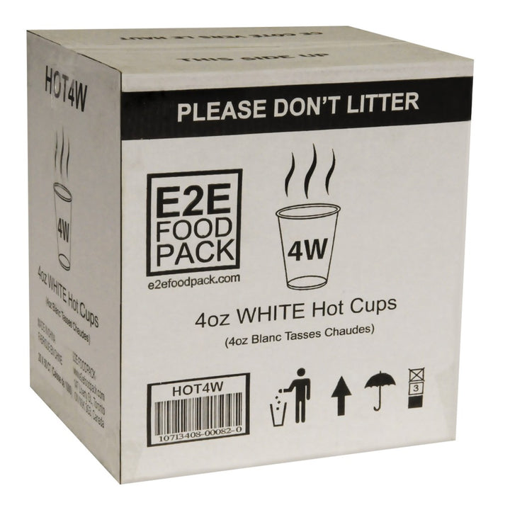 Plain White Hot Drink Paper Cups