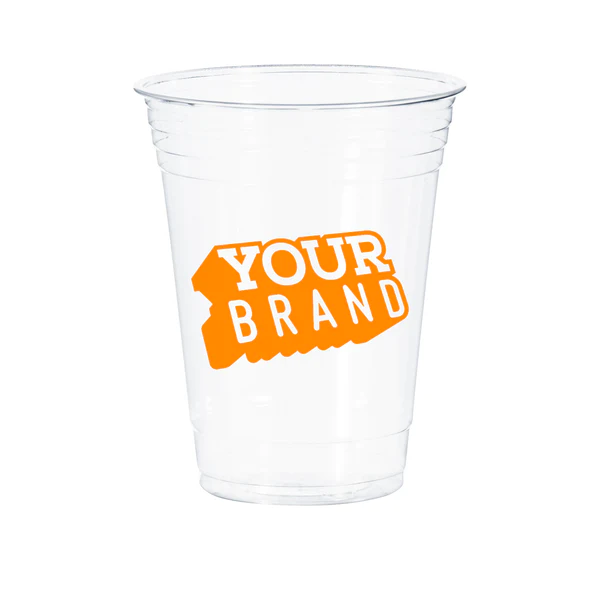 16 oz custom printed cups for smoothies and cold beverages
